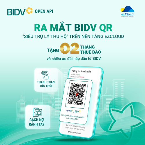 BIDV QR - Si&ecirc;u trợ l&yacute; thu hộ tr&ecirc;n ezCloud- Ảnh 1.