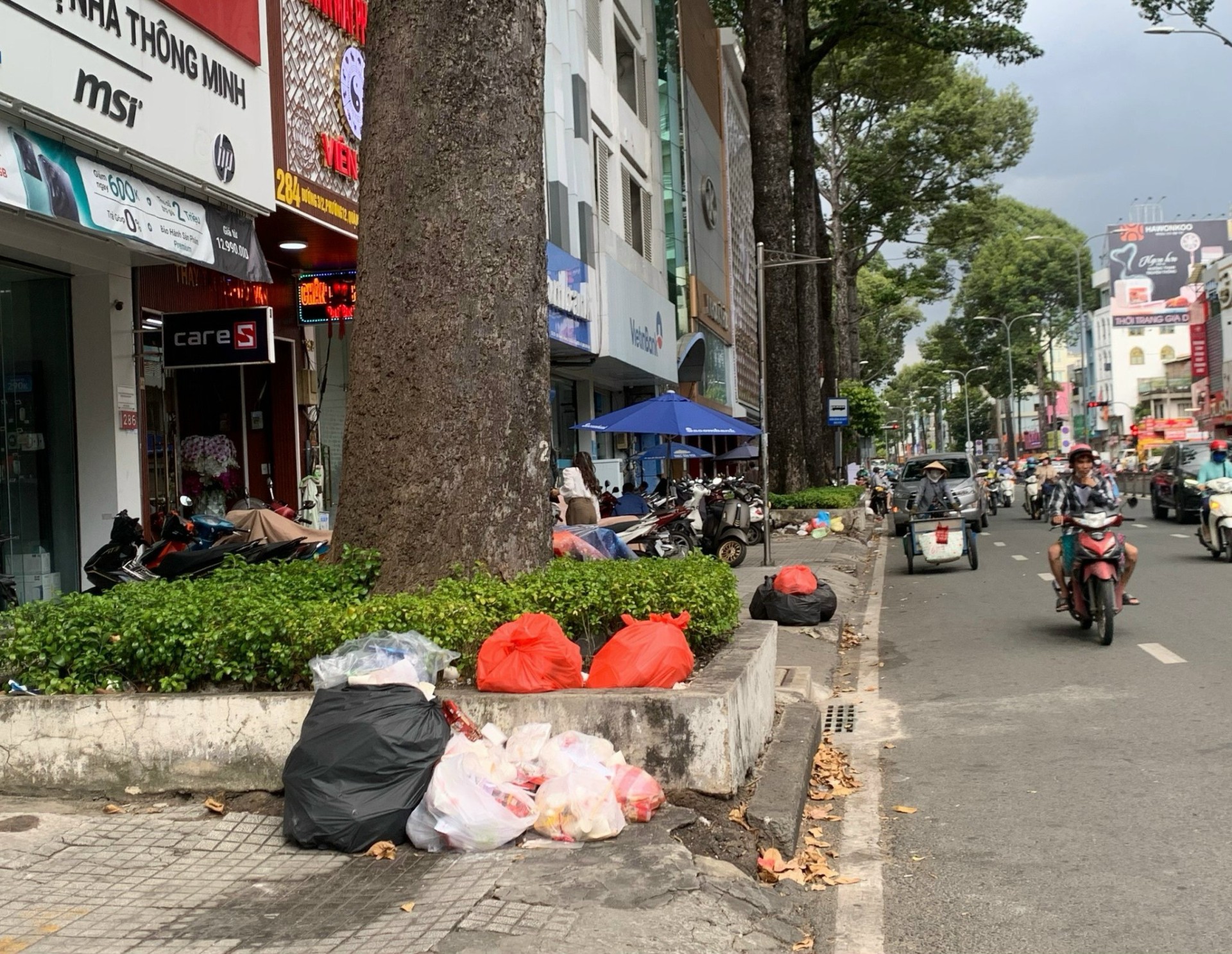 Hành vi xâm hại môi trường diễn ra khá phổ biến Ảnh: Ái My