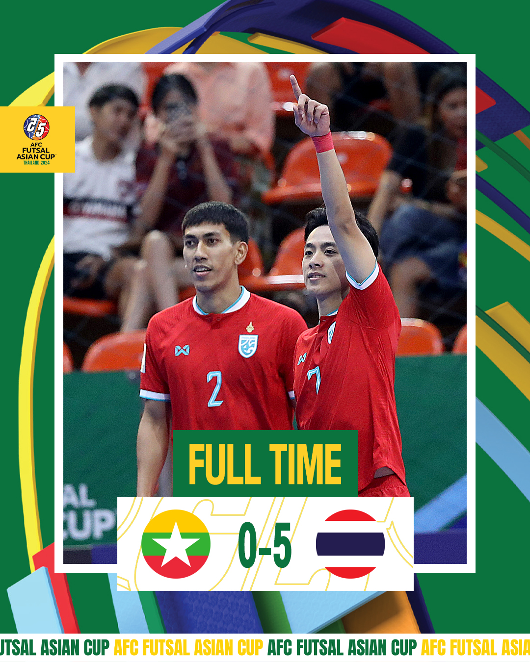 Myanmar thua thảm Th&aacute;i Lan, futsal Việt Nam rộng cửa v&agrave;o tứ kết- Ảnh 1.