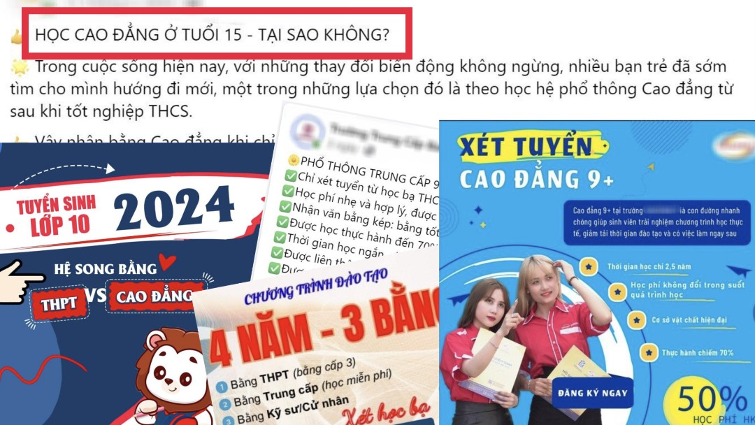 Tr&aacute;nh g&acirc;y ngộ nhận khi tuyển sinh nghề nghiệp- Ảnh 2.