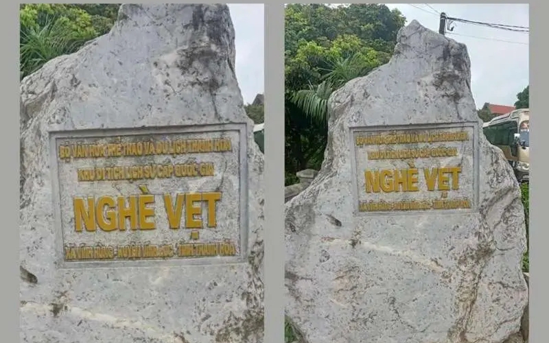 Vụ tấm biển ghi "Bộ Văn hóa, Thể thao và Du lịch Thanh Hóa" là do lỗi kỹ thuật