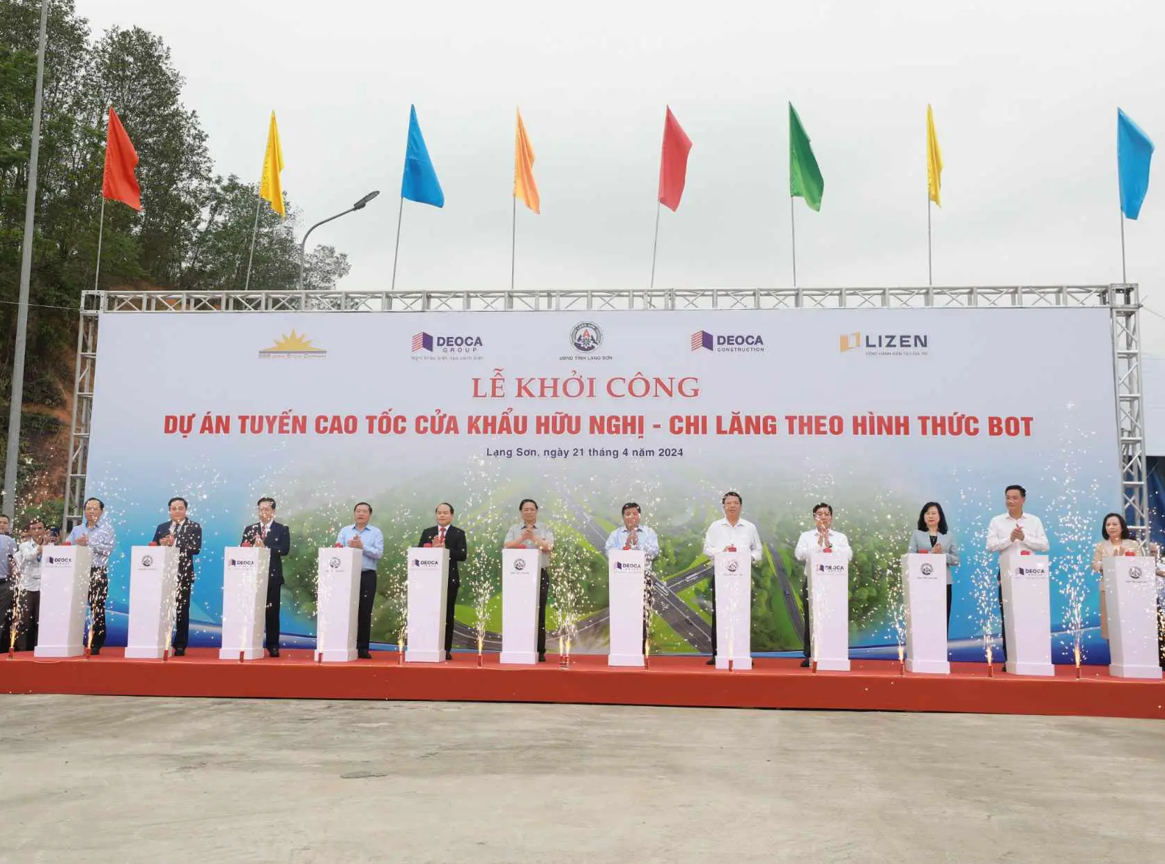 Thủ tướng ph&aacute;t lệnh khởi c&ocirc;ng cao tốc cửa khẩu Hữu Nghị - Chi Lăng- Ảnh 1.