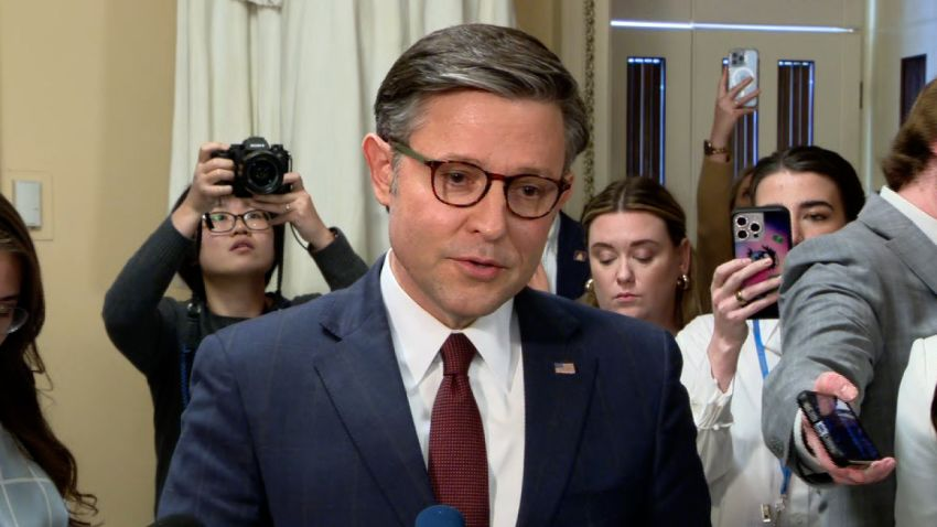 Chủ tịch Hạ viện Mỹ Mike Johnson. Ảnh: CNN