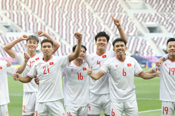 Đây là thời điểm U23 Việt Nam thể hiện bản lĩnh, khẳng định năng lực của mình Ảnh: NHẬT ĐOÀN