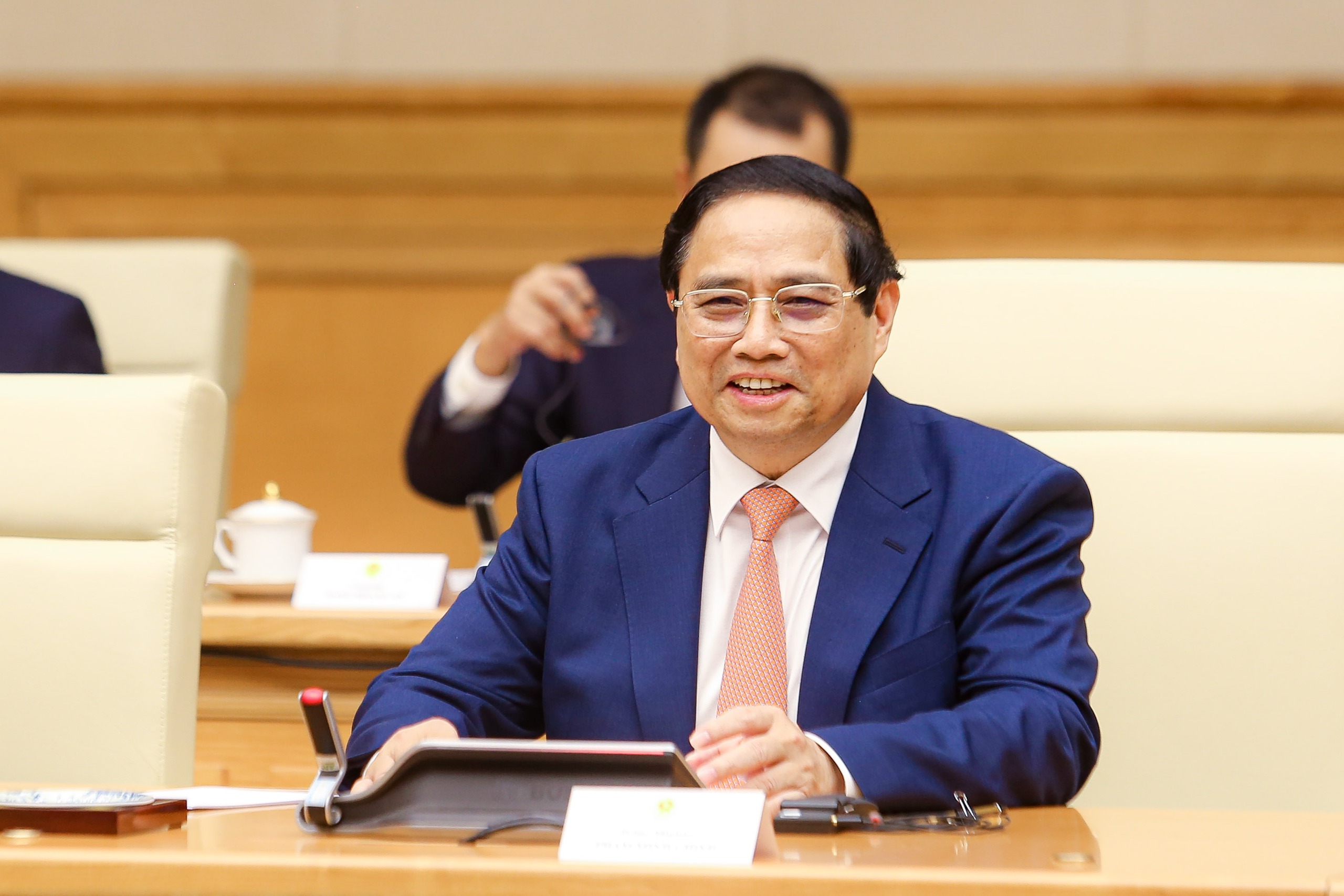 Thủ tướng Phạm Minh Chính gặp làm việc với Thủ tướng Lào- Ảnh 7.