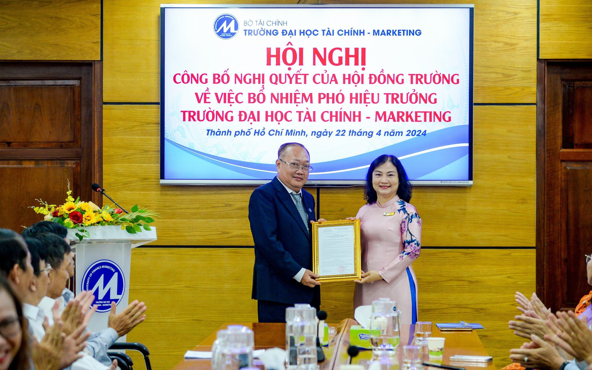 Nhân sự mới của Trường ĐH Tài chính - Marketing