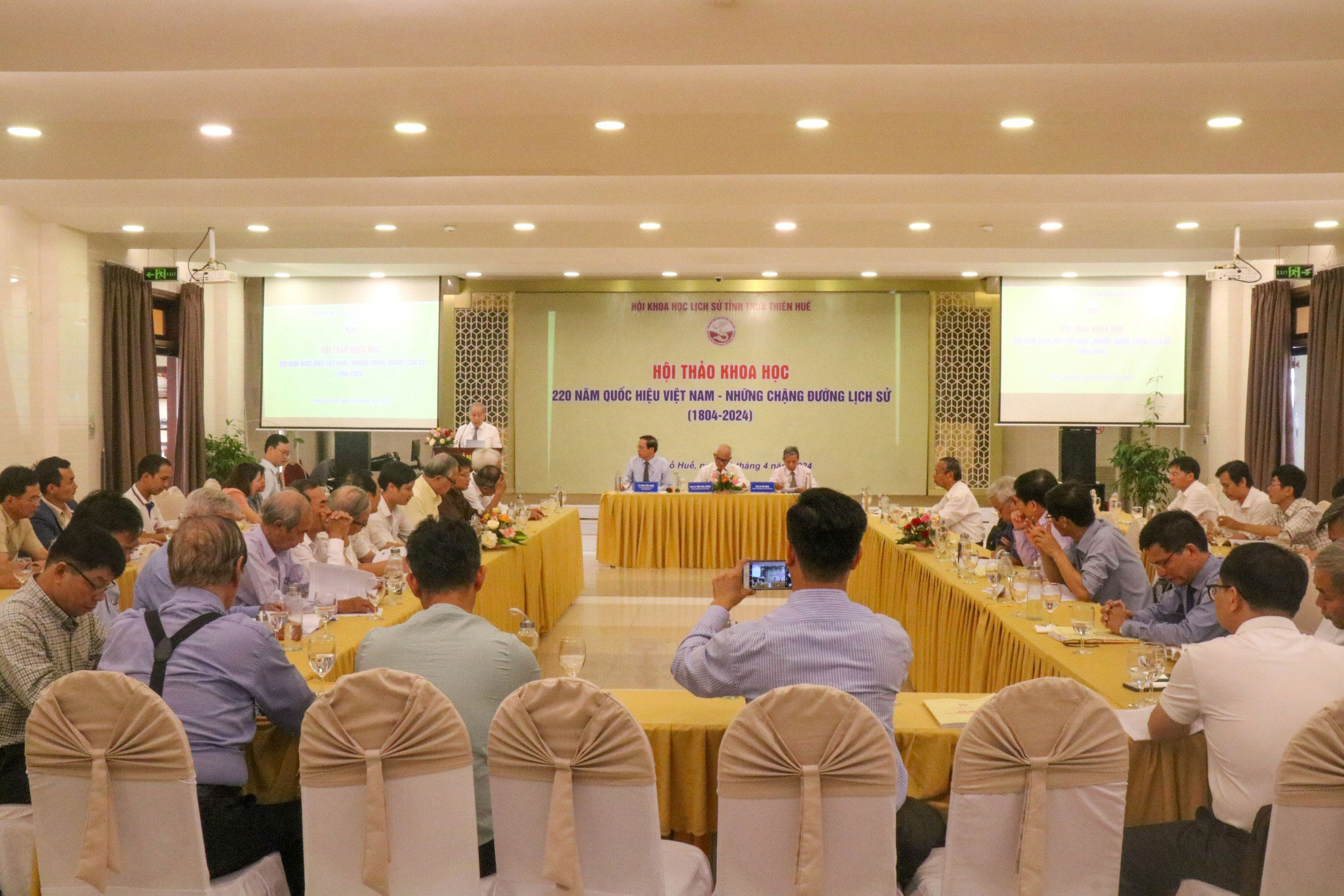 Hội thảo khoa học chủ đề: “220 năm quốc hiệu Việt Nam - Những chặng đường lịch sử” (1804-2024) vào ngày 23-4