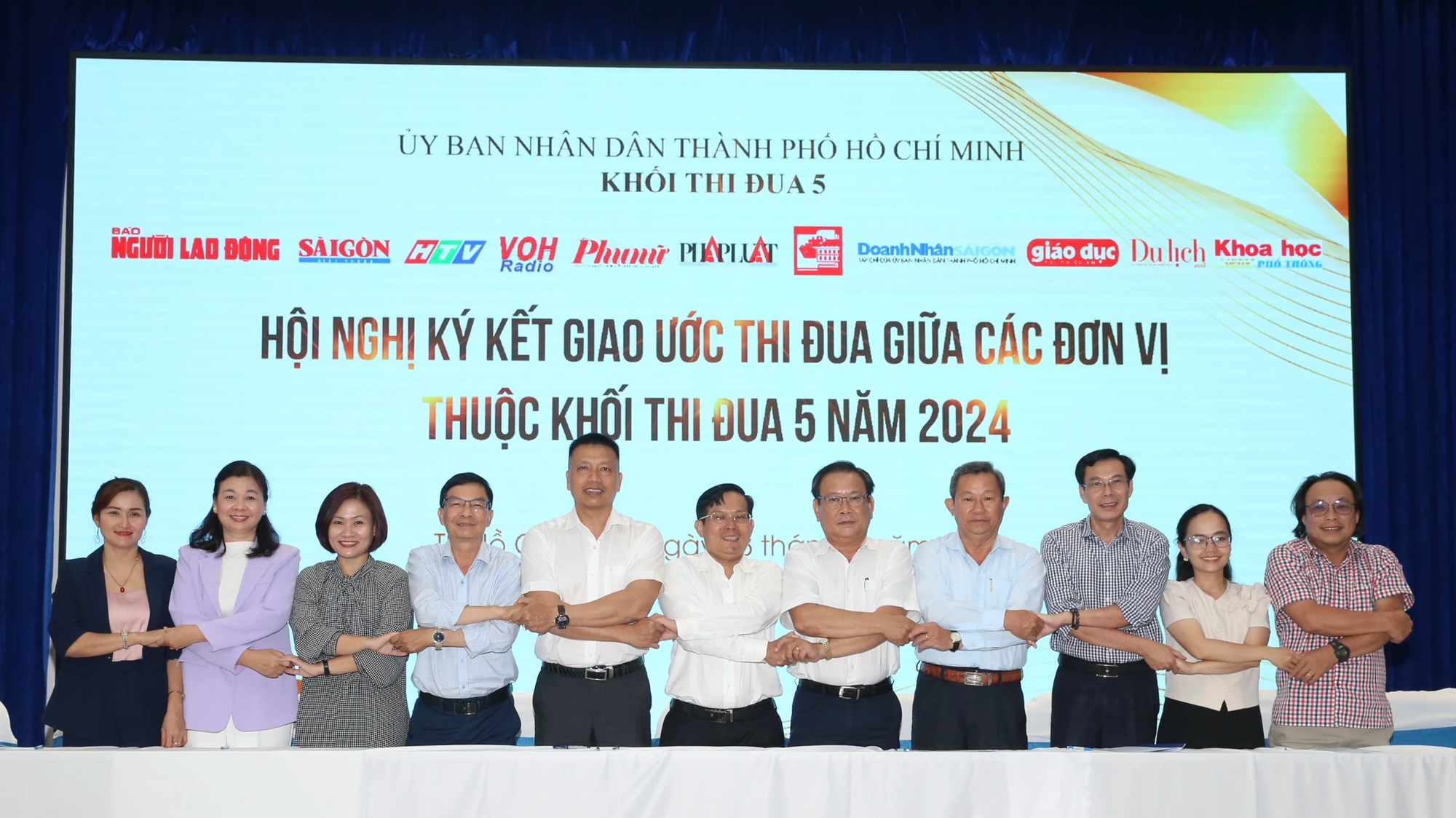 TP HCM: Khối thi đua 5 ký kết giao ước thi đua năm 2024- Ảnh 3.