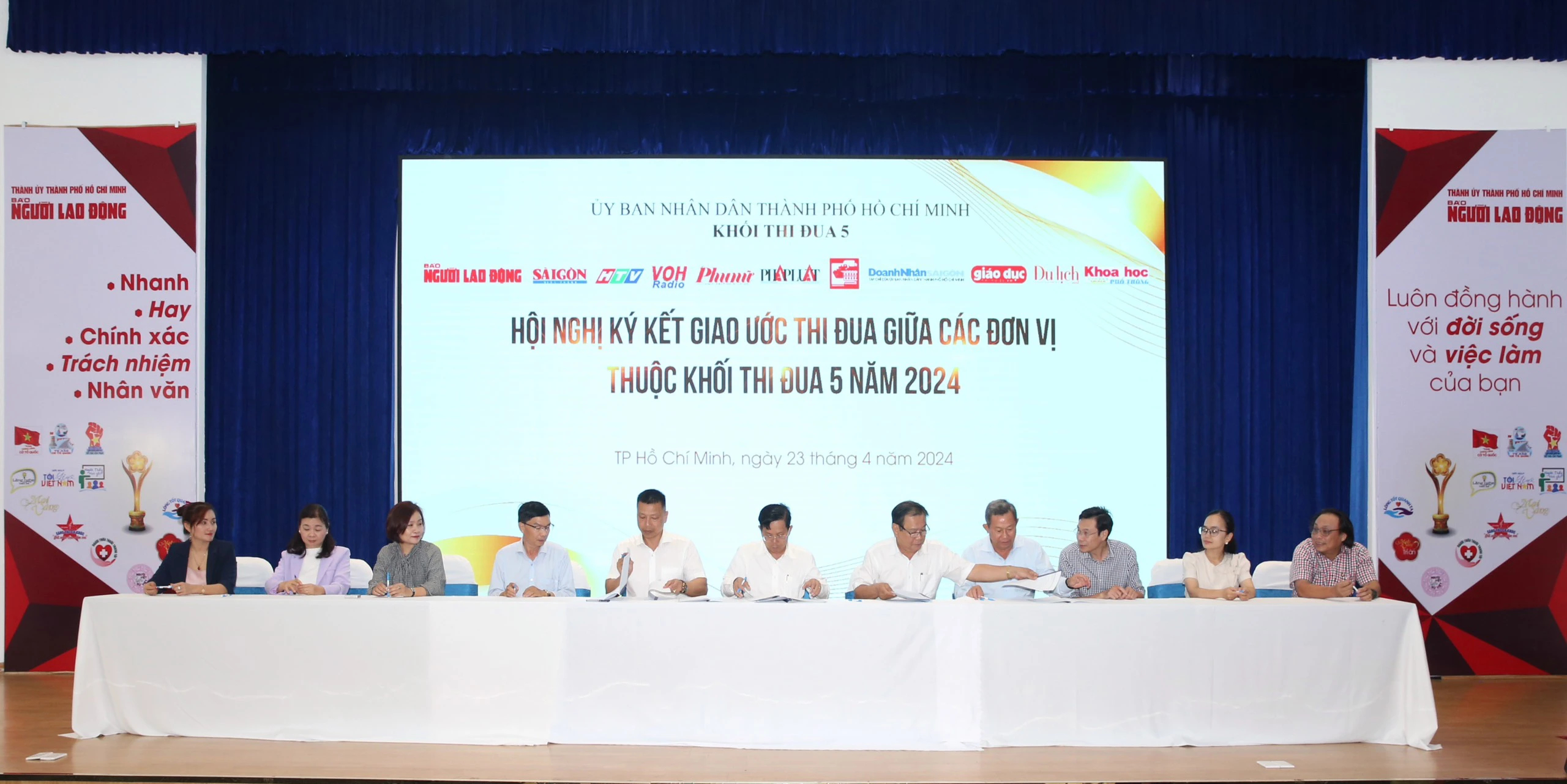 TP HCM: Khối thi đua 5 ký kết giao ước thi đua năm 2024- Ảnh 2.