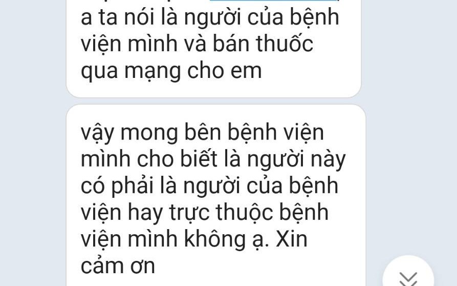 Mạo danh nhân viên bệnh viện để bán thuốc