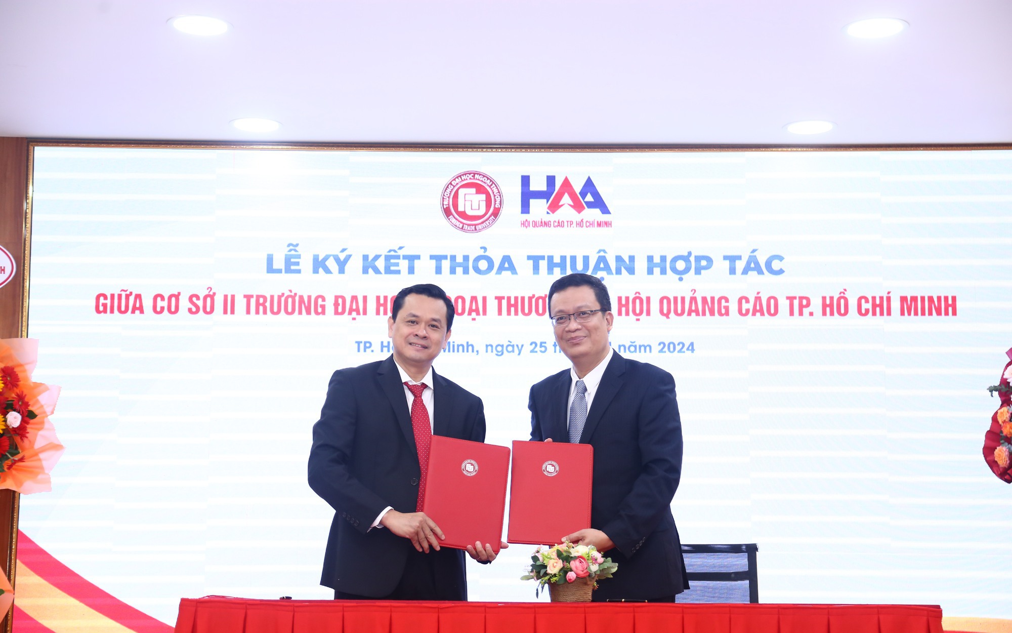 Hội Quảng cáo TP HCM và Trường ĐH Ngoại thương ký kết hợp tác