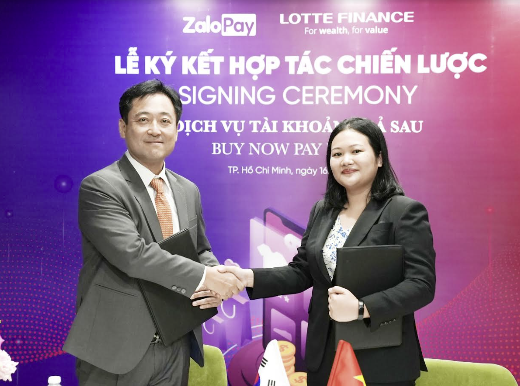 ZaloPay v&agrave; Lotte Finance hợp t&aacute;c chiến lược- Ảnh 1.