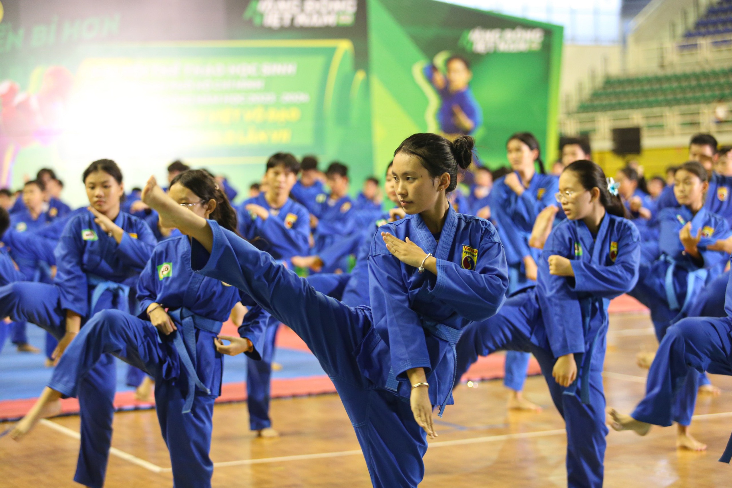 Hơn 1.500 VĐV tranh tài Giải Vovinam Hội khoẻ Phù Đổng TP HCM năm học 2023-2024- Ảnh 4.