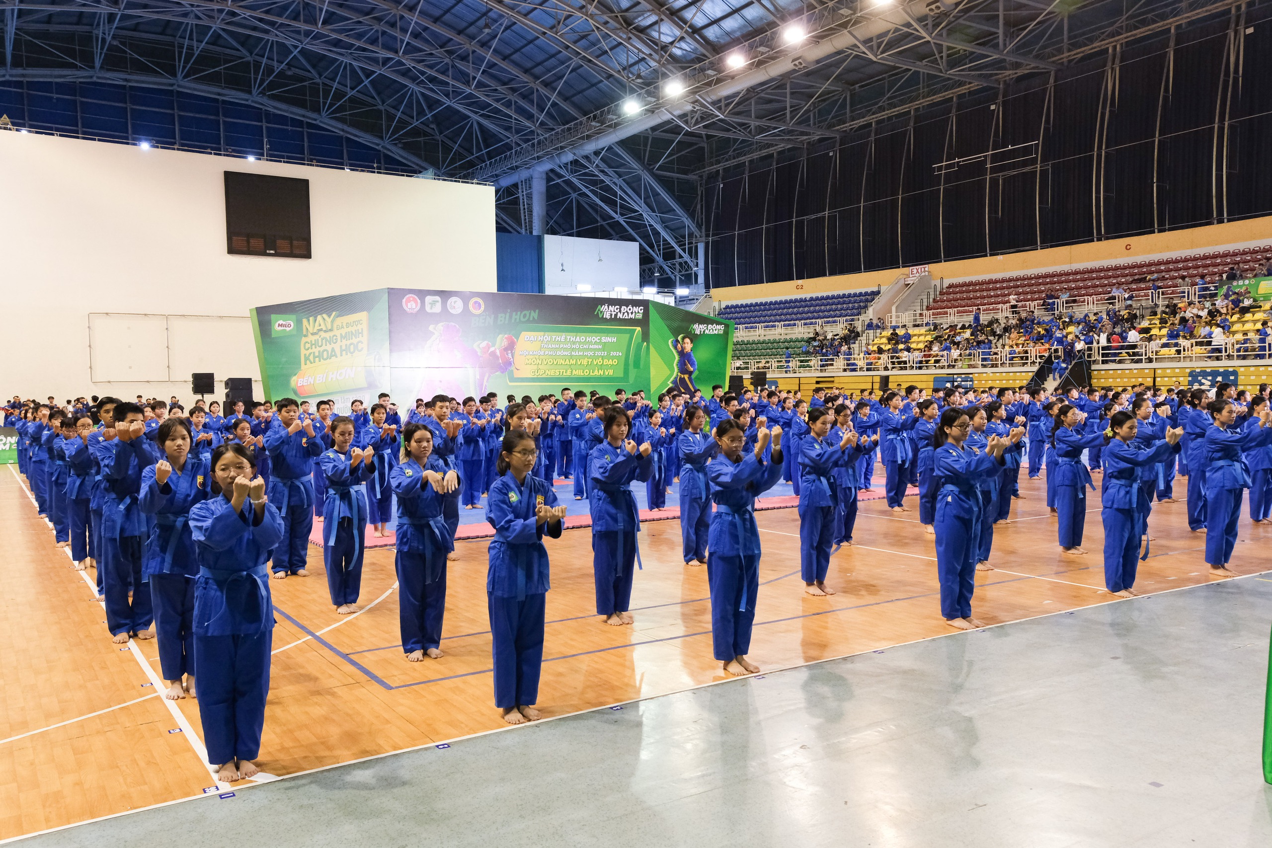 Hơn 1.500 VĐV tranh tài Giải Vovinam Hội khoẻ Phù Đổng TP HCM năm học 2023-2024- Ảnh 2.