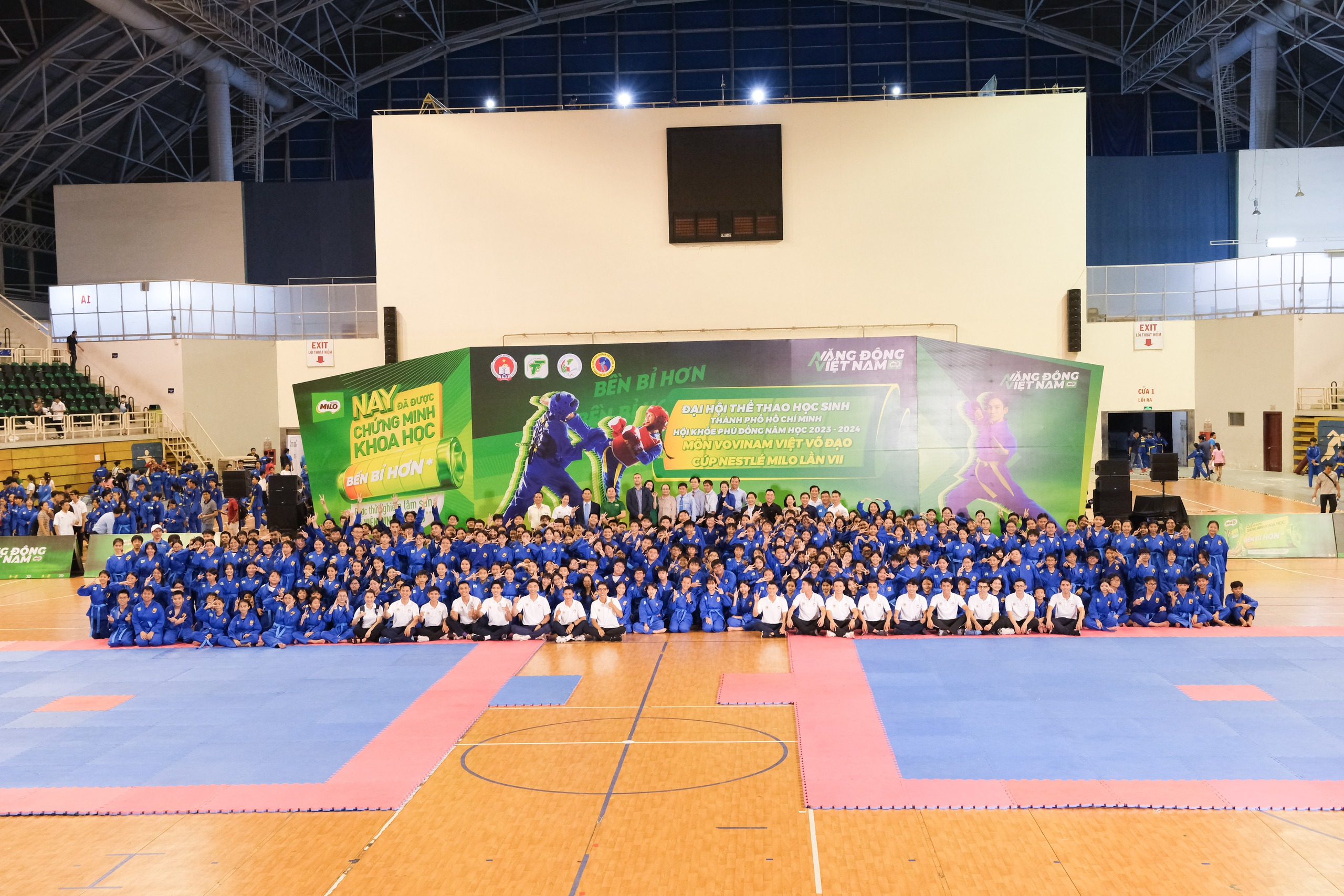 Hơn 1.500 VĐV tranh tài Giải Vovinam Hội khoẻ Phù Đổng TP HCM năm học 2023-2024- Ảnh 1.