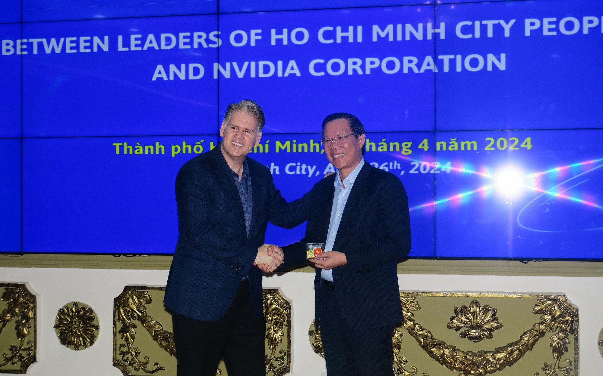 TP HCM và Tập đoàn NVIDIA sẽ là "một đội" về phát triển AI