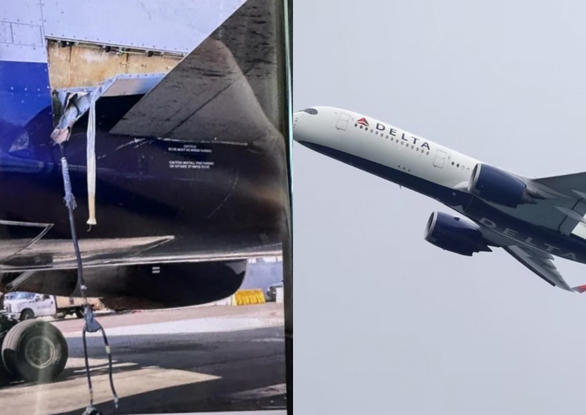M&aacute;y bay Boeing chở 183 người ở Mỹ bung m&aacute;ng trượt tho&aacute;t hiểm tr&ecirc;n kh&ocirc;ng- Ảnh 1.