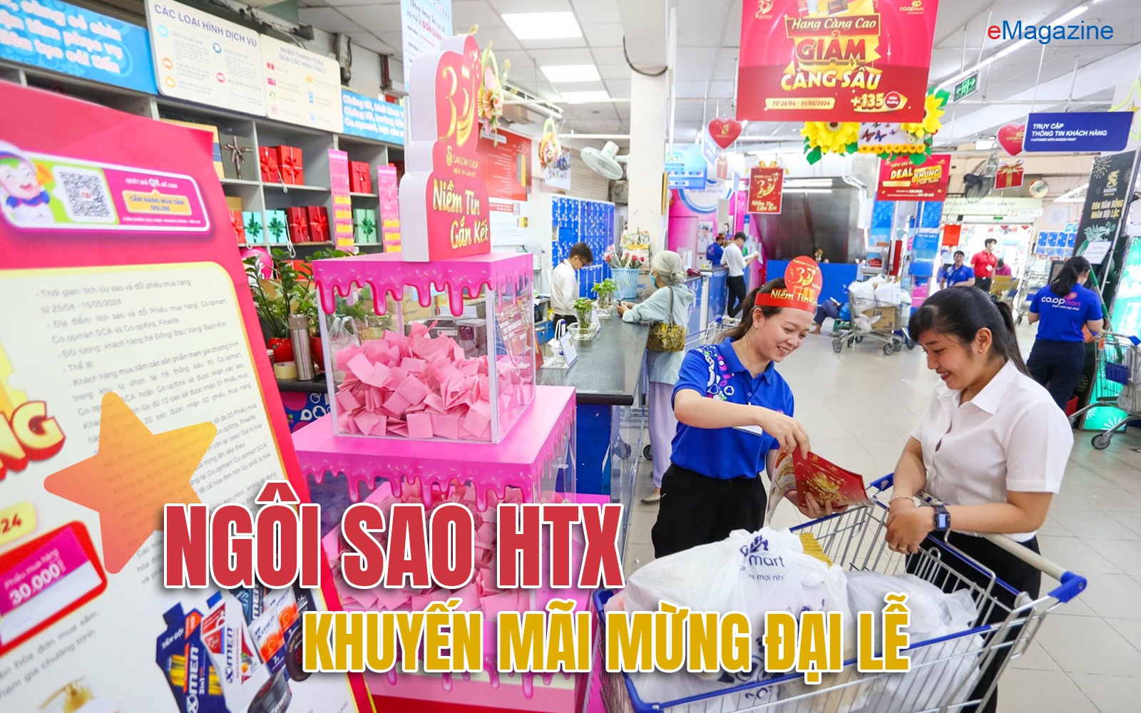 Ngôi sao HTX khuyến mãi mừng đại lễ
