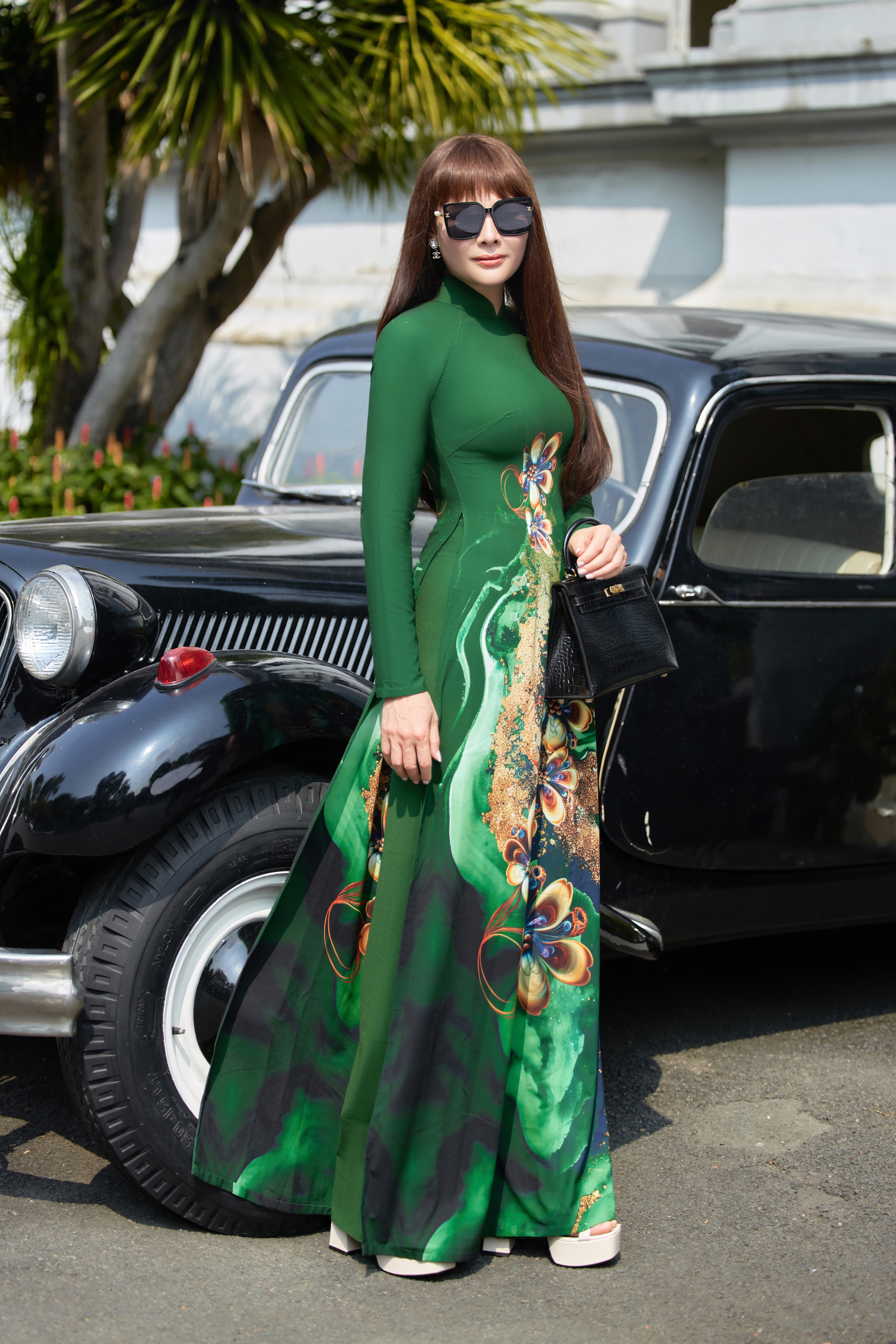 Joanna Ng&ocirc; Thanh V&acirc;n dịu d&agrave;ng với &aacute;o d&agrave;i H&agrave;n Phượng- Ảnh 4.