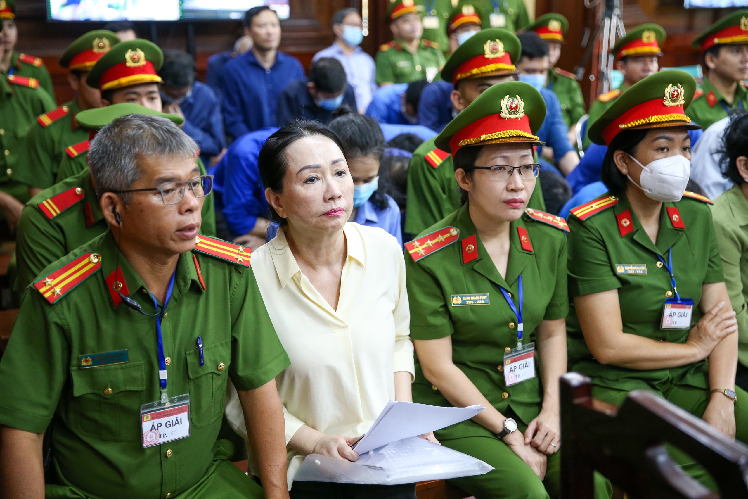 Bị c&aacute;o Trương Mỹ Lan mong muốn HĐXX xem x&eacute;t nhiều nội dung trước khi nghị &aacute;n Ảnh: Ho&agrave;ng Triều