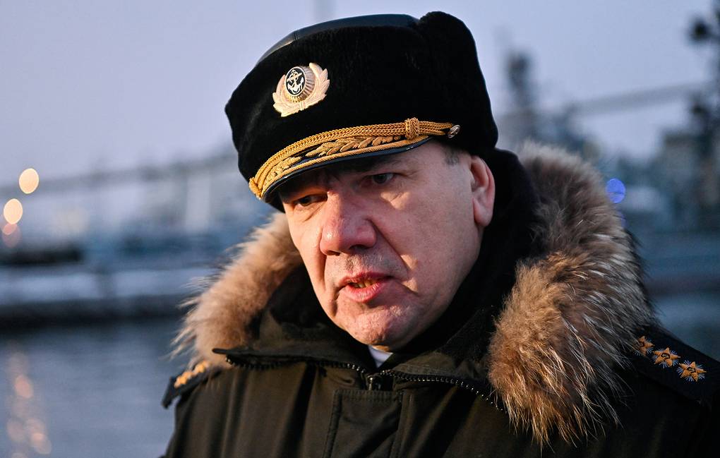 T&acirc;n Tư lệnh Hải qu&acirc;n Nga  Alexander Moiseyev. Ảnh: Tass