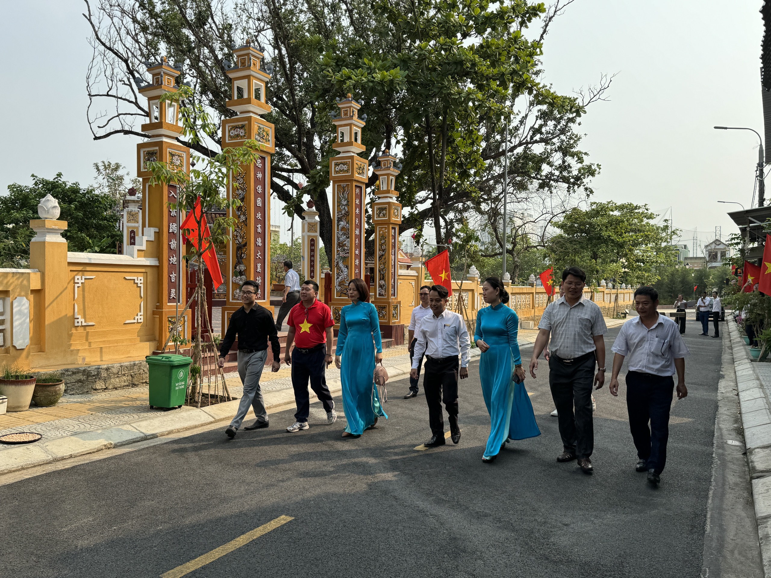 Khánh thành Đường cờ Tổ quốc tại Di tích lịch sử quốc gia Nghĩa Trủng Hòa Vang- Ảnh 9.