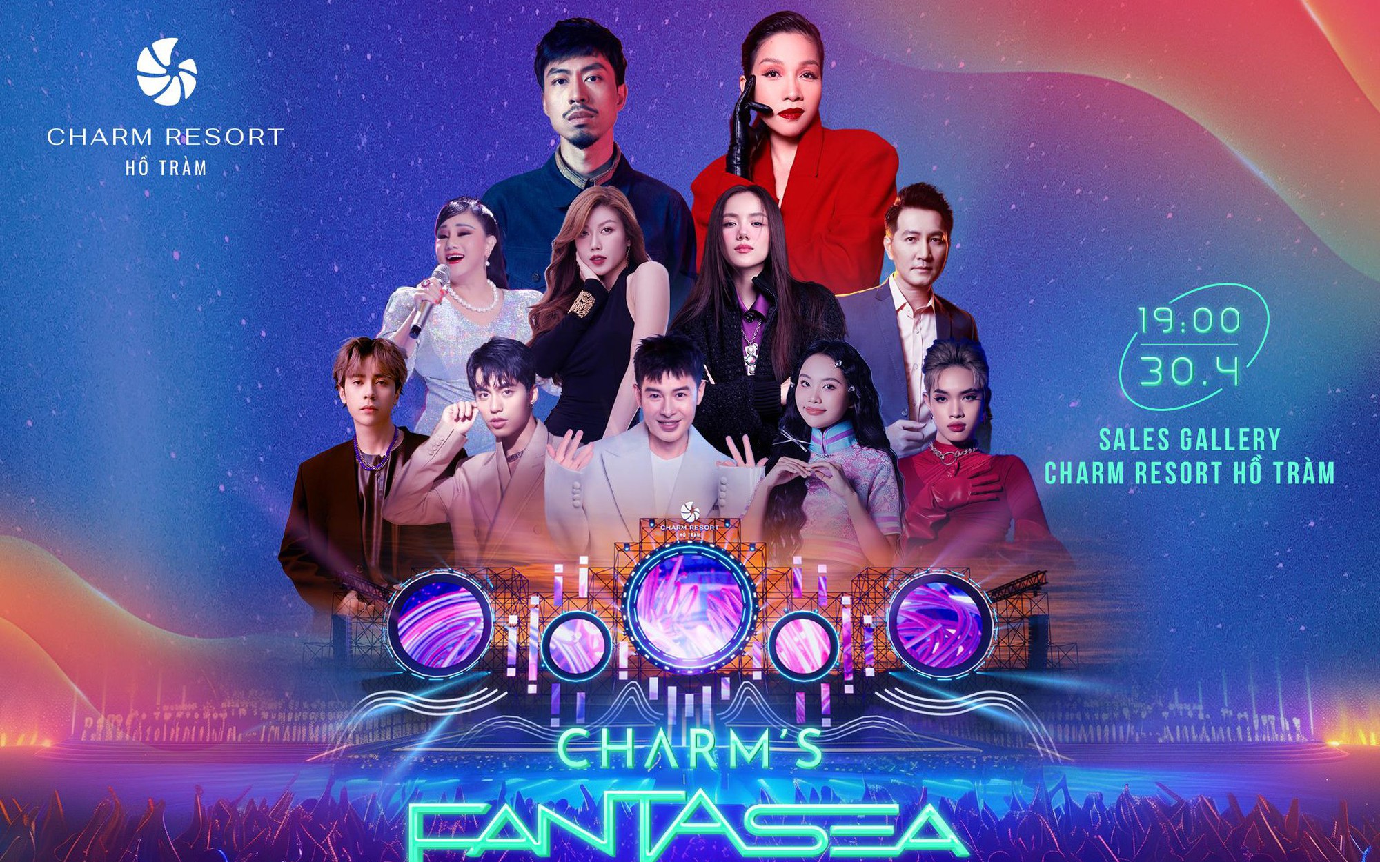 Mỹ Linh, Đen cùng dàn nghệ sĩ Việt hội ngộ tại Charm Fantasea 2024