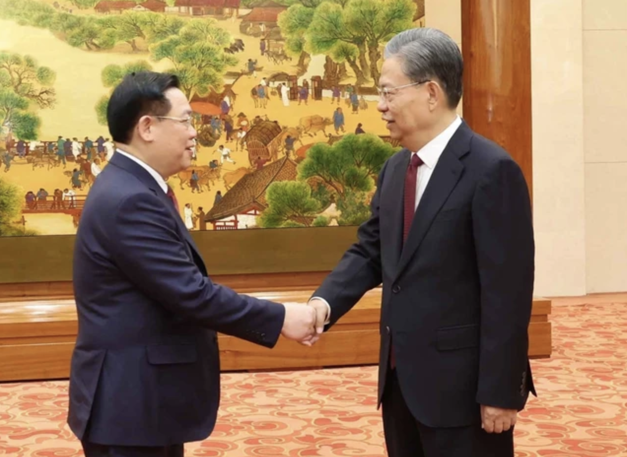 Chủ tịch QH Vương Đình Huệ hội đàm với Ủy viên trưởng Triệu Lạc Tế- Ảnh 2.