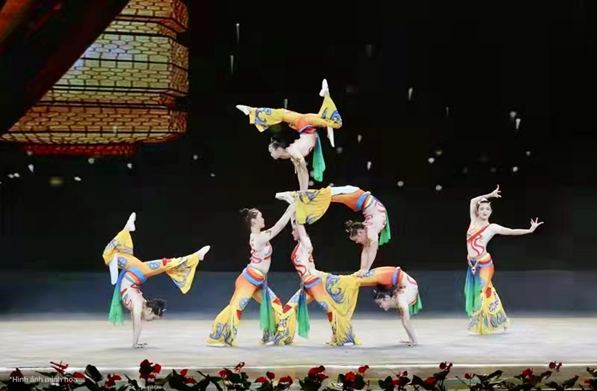 Đoàn xiếc An Huy (Trung Quốc) sẽ mang lại nhiều tiết mục trình diễn xuất sắc trong chuyến lưu diễn kéo dài 1 tháng tại Vinhomes Grand Park