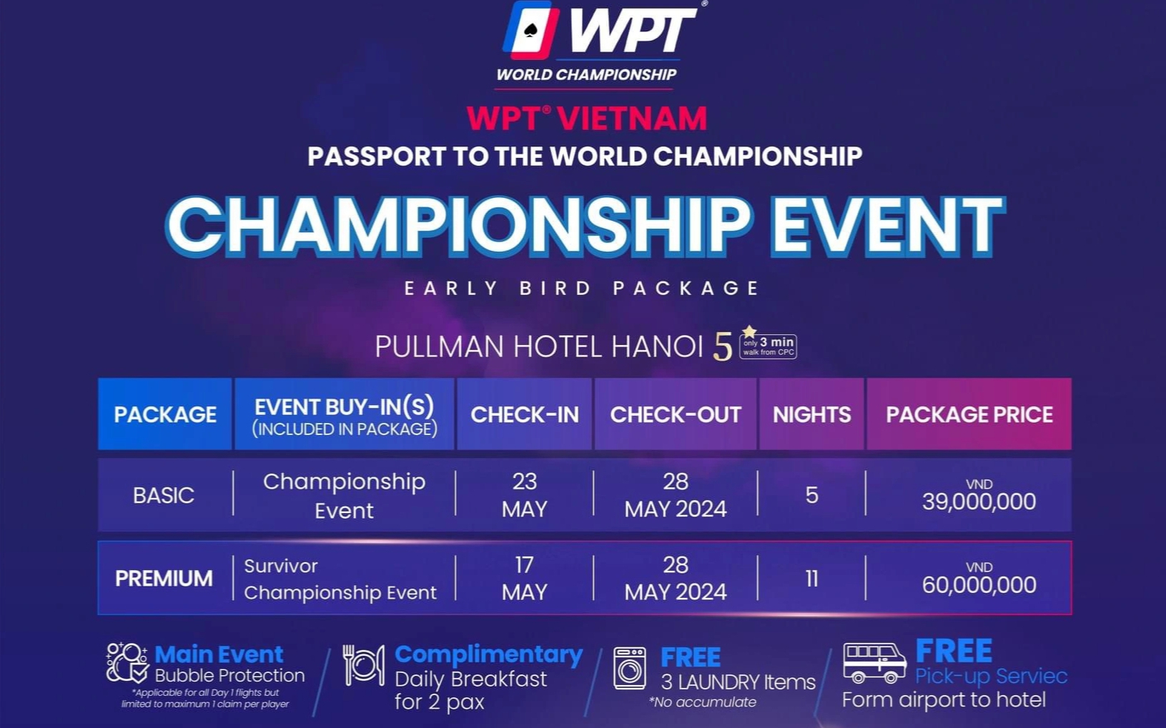Chủ tịch Hà Nội yêu cầu kiểm tra, xử lý ngay giải poker WPT Vietnam 2024