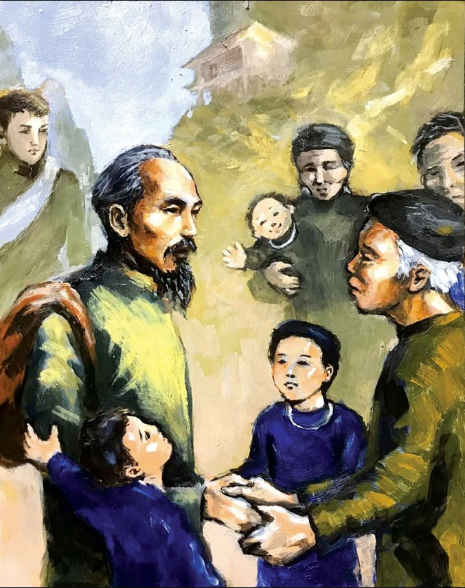 Ảnh minh họa của tập sách “Từ Việt Bắc về Hà Nội” của nhà văn Nguyễn Thế Kỷ Ảnh: NXB VĂN HỌC