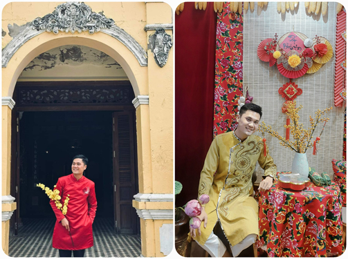 Th&agrave;nh T&iacute;nh thường mặc &aacute;o d&agrave;i đầu xu&acirc;n, trong lễ khai giảng  v&agrave; c&aacute;c sự kiện lớn của cộng đồng v&agrave; nh&agrave; trường