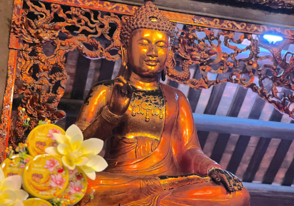 Bảo vật quốc gia c&oacute; một kh&ocirc;ng hai tại ng&ocirc;i ch&ugrave;a cổ thời Trần- Ảnh 6.