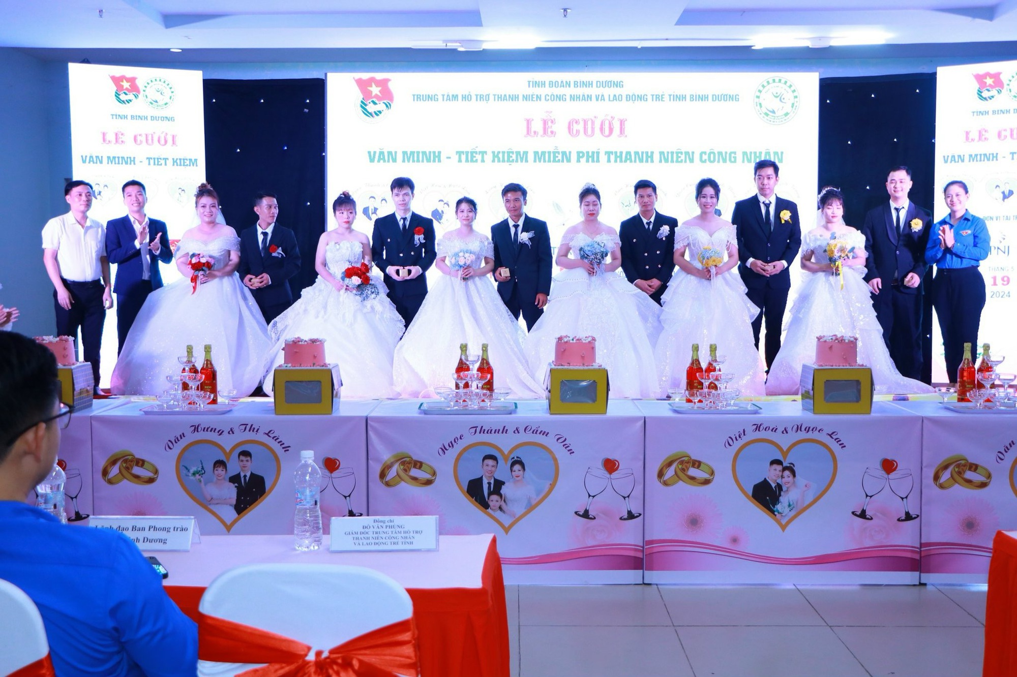 Ng&agrave;y trọng đại của 6 cặp đ&ocirc;i c&ocirc;ng nh&acirc;n ở B&igrave;nh Dương- Ảnh 1.
