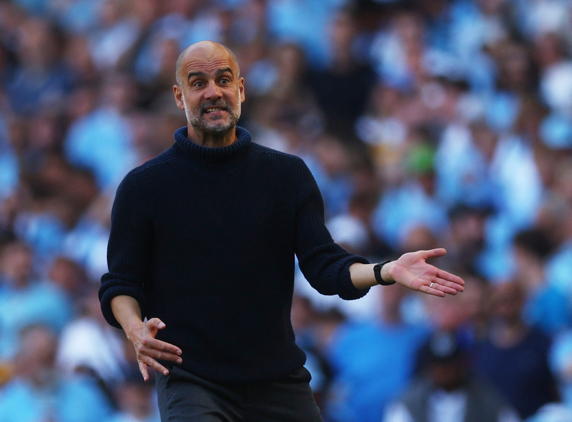 Pep Guardiola g&acirc;y sốc với tuy&ecirc;n bố chia tay Man City- Ảnh 1.