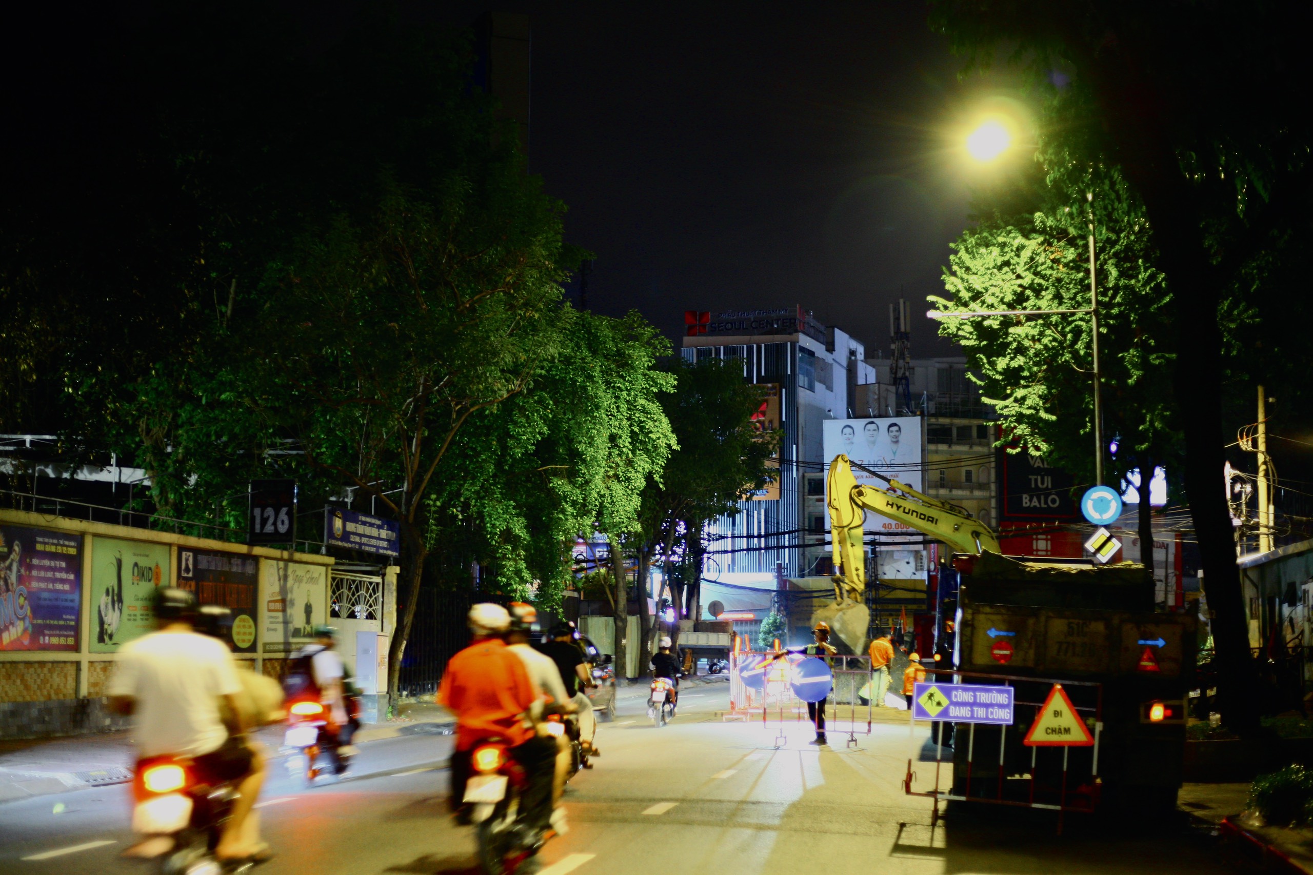 Đoạn đường Võ Thị Sáu bị sụt lún đã được khắc phục- Ảnh 1.