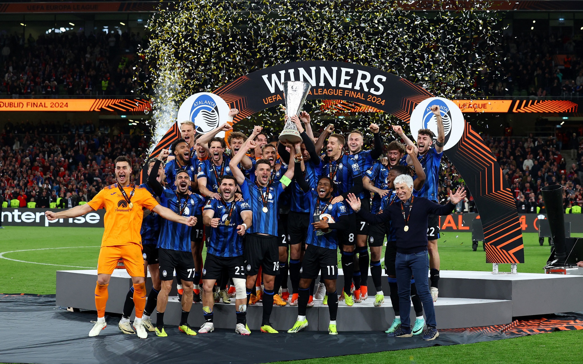 Leverkusen thua sốc Atalanta, tan giấc mộng Europa League