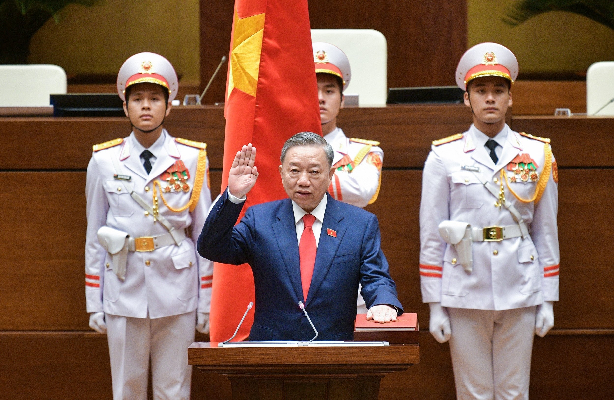 Lãnh đạo các nước chúc mừng Chủ tịch nước Tô Lâm- Ảnh 2.
