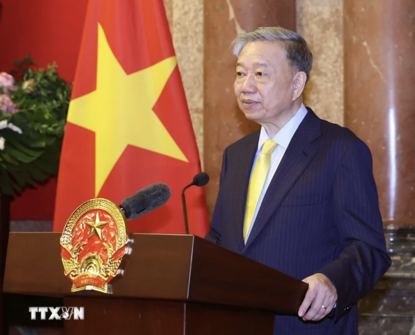 Tổng thống Putin ch&uacute;c mừng Chủ tịch nước T&ocirc; L&acirc;m- Ảnh 1.