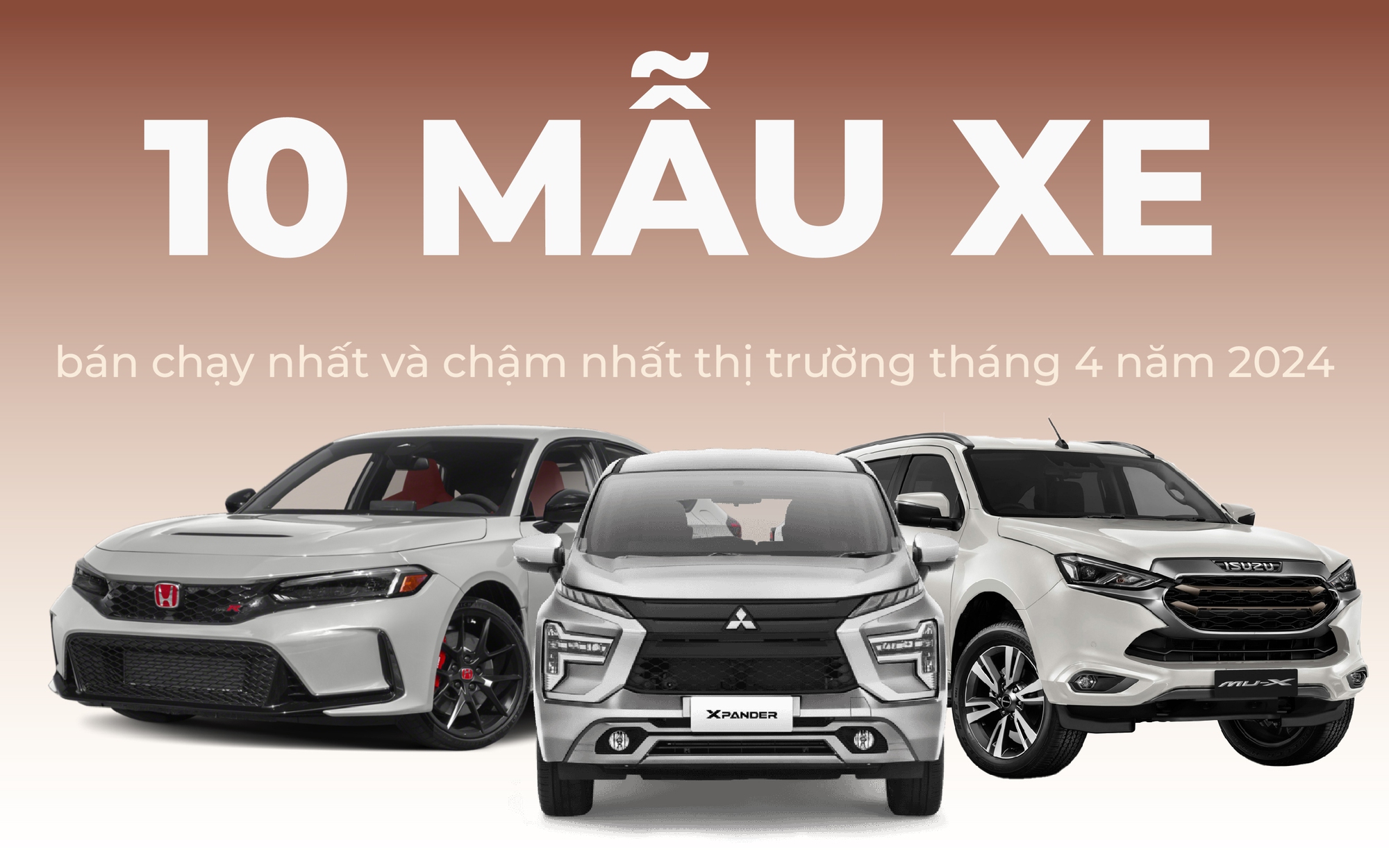 10 mẫu ô tô ế nhất thị trường, có mẫu chỉ bán được 1 chiếc/tháng