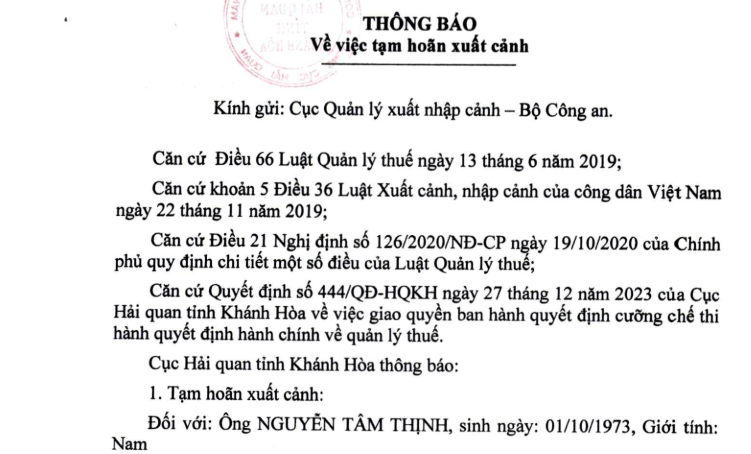 Trung Nam Group n&oacute;i g&igrave; khi Chủ tịch HĐQT bị đề nghị tạm ho&atilde;n xuất cảnh?- Ảnh 1.