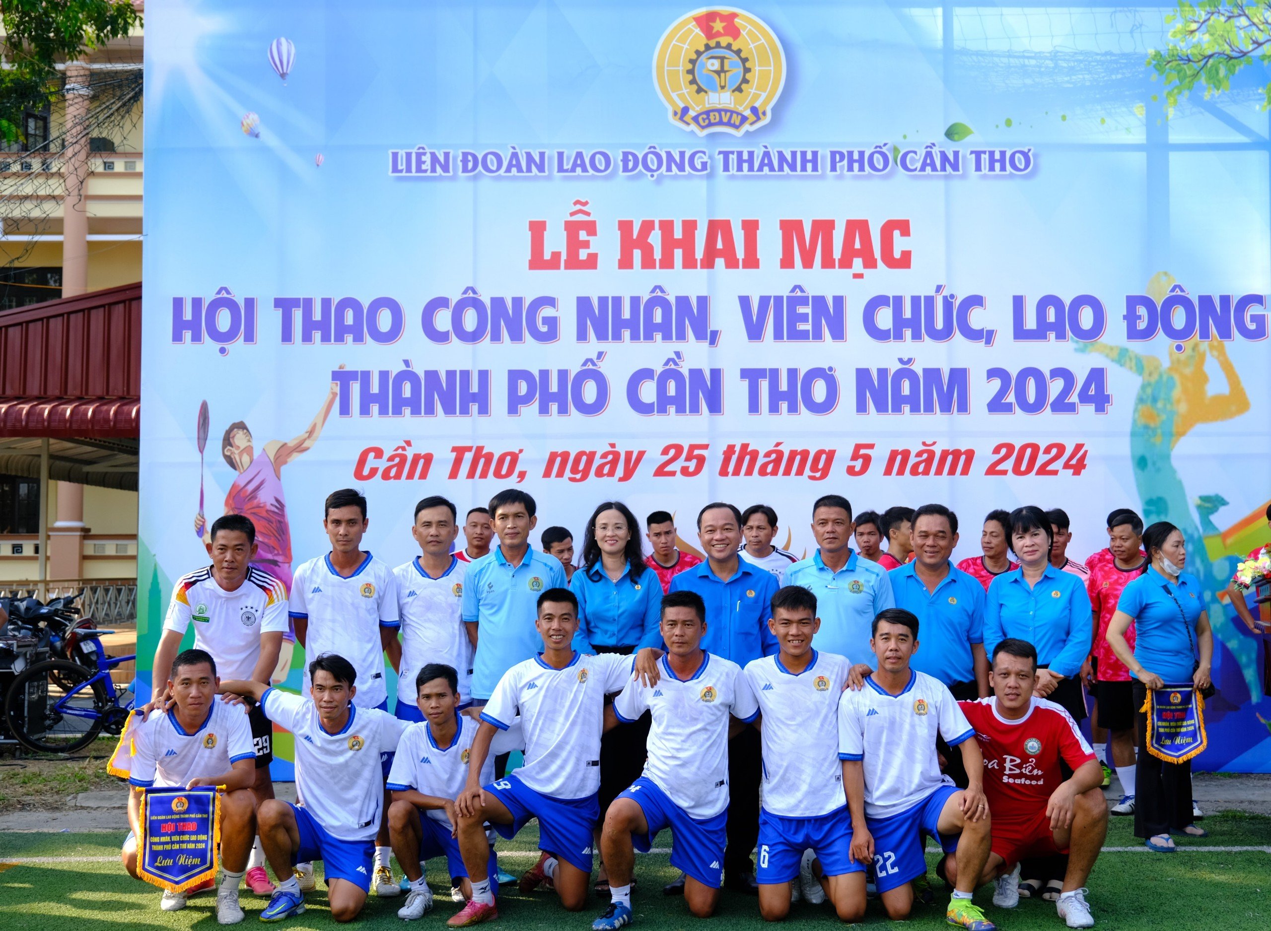 Cần Thơ: Gần 1.000 c&ocirc;ng nh&acirc;n, lao động s&ocirc;i nổi tham gia hội thao- Ảnh 5.