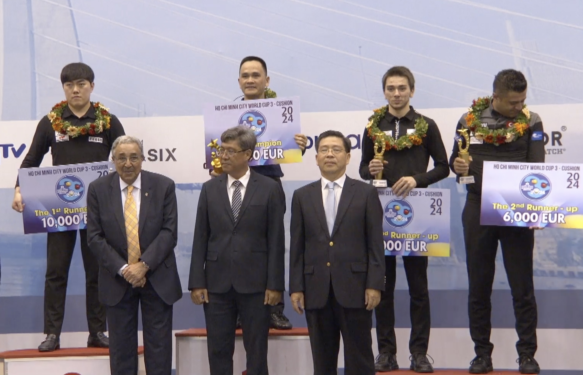 Hạ cơ thủ số 4 thế giới, Trần Đức Minh vô địch World Cup carom 3 băng- Ảnh 6.