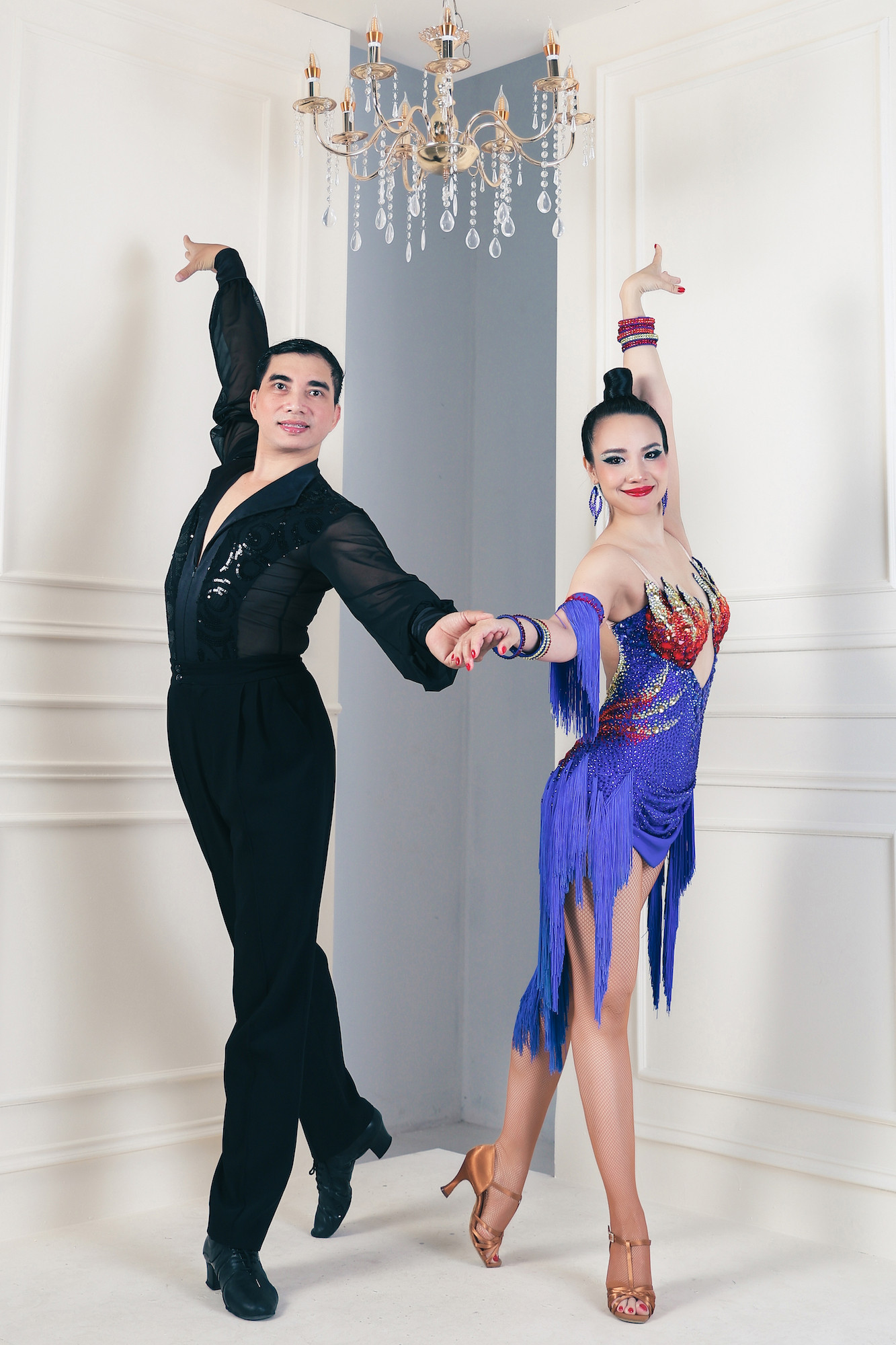 Cặp đ&ocirc;i trung ni&ecirc;n Việt Nam dự Giải V&ocirc; địch thế giới Dancesport Latin- Ảnh 2.