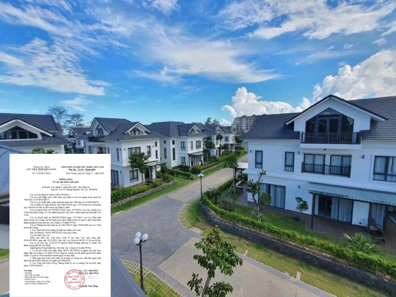 Cục Thuế l&ecirc;n tiếng việc tạm ho&atilde;n xuất cảnh doanh nghiệp nợ thuế ở Ph&uacute; Quốc- Ảnh 1.