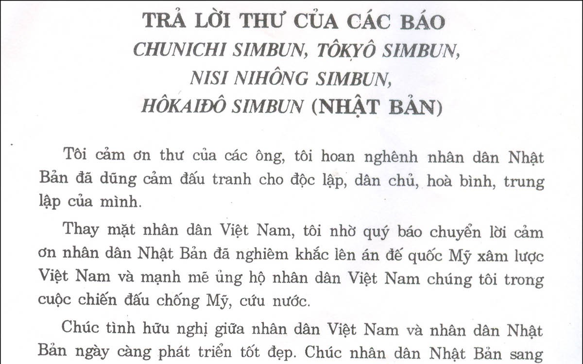 Học sự tinh tế của Bác Hồ qua hai chữ "cảm ơn"