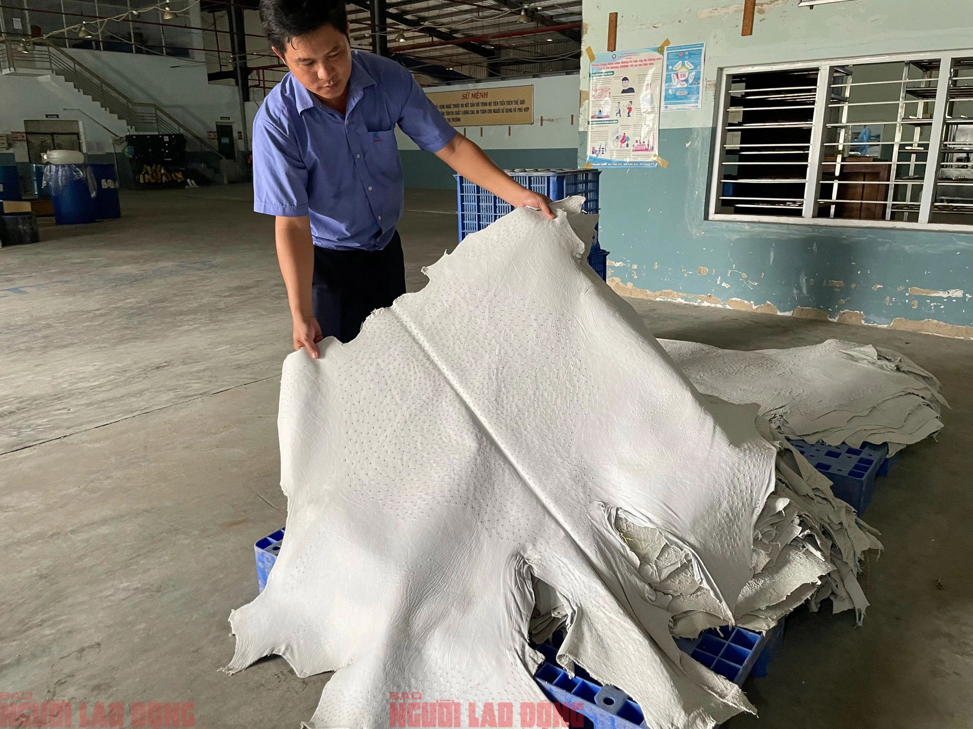 Cận cảnh quy trình thuộc da đà điểu - cá sấu ở nhà máy lớn nhất Việt Nam- Ảnh 3.