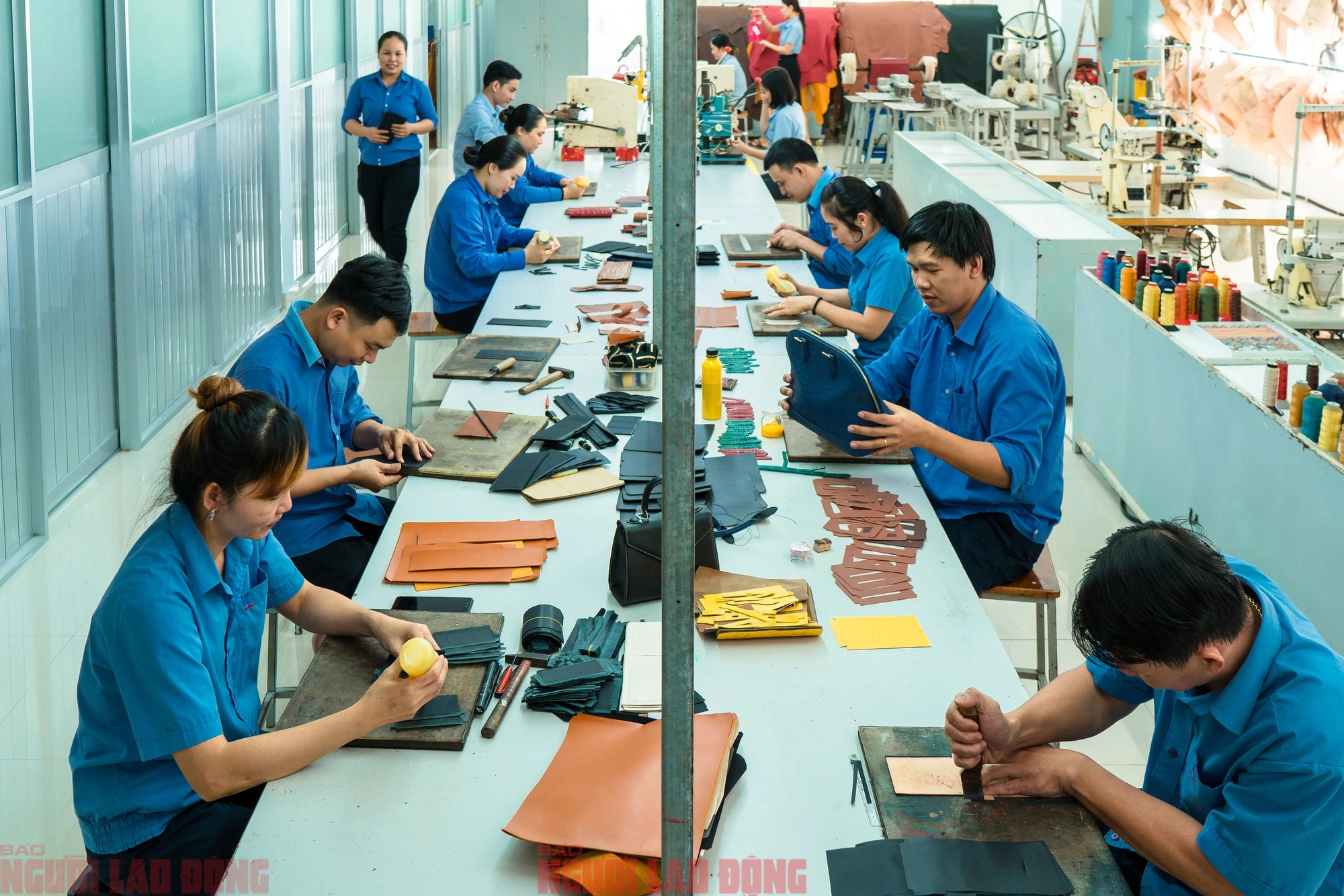 Cận cảnh quy trình thuộc da đà điểu - cá sấu ở nhà máy lớn nhất Việt Nam- Ảnh 18.