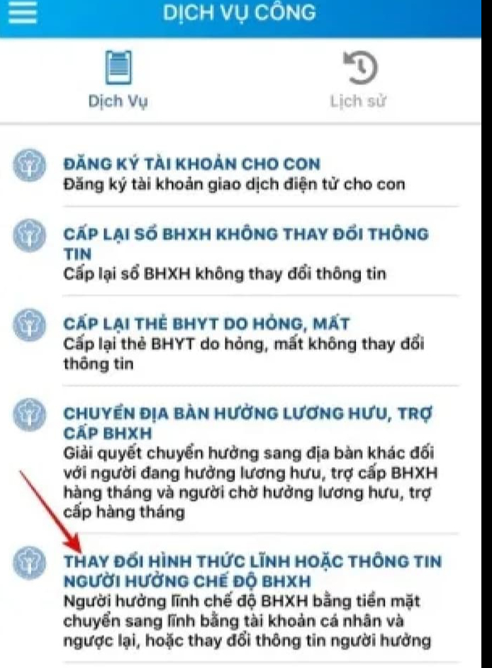 Cách đăng ký nhận lương hưu, trợ cấp qua tài khoản cực nhanh- Ảnh 4.