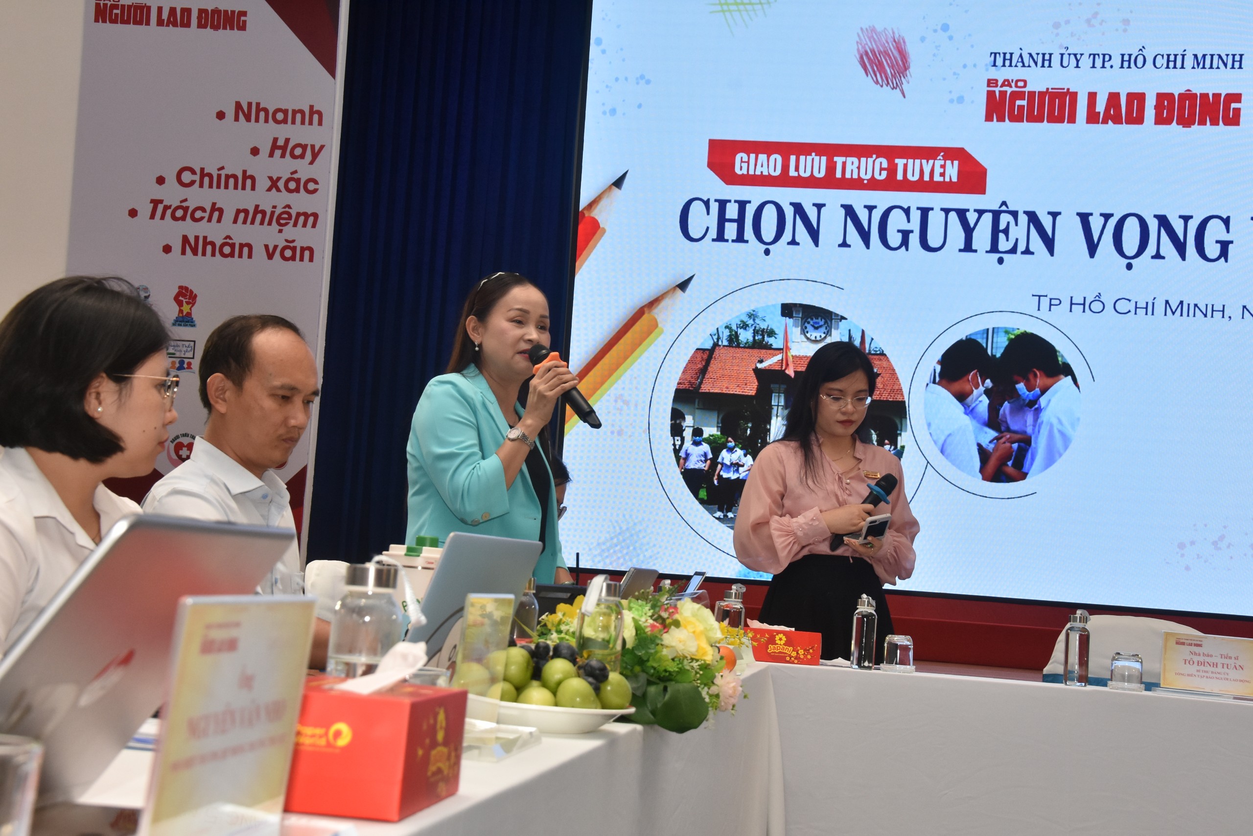 Giao lưu trực tuyến "Chọn nguyện vọng v&agrave;o lớp 10"- Ảnh 4.
